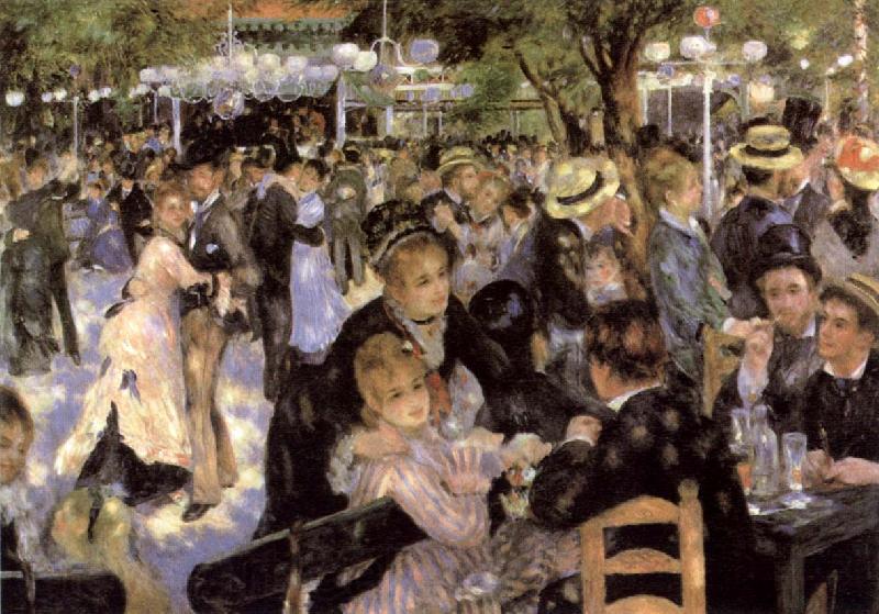 Pierre-Auguste Renoir Le Moulin de la Galette Norge oil painting art